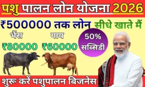 Pashu Palan Loan Yojana 2026: