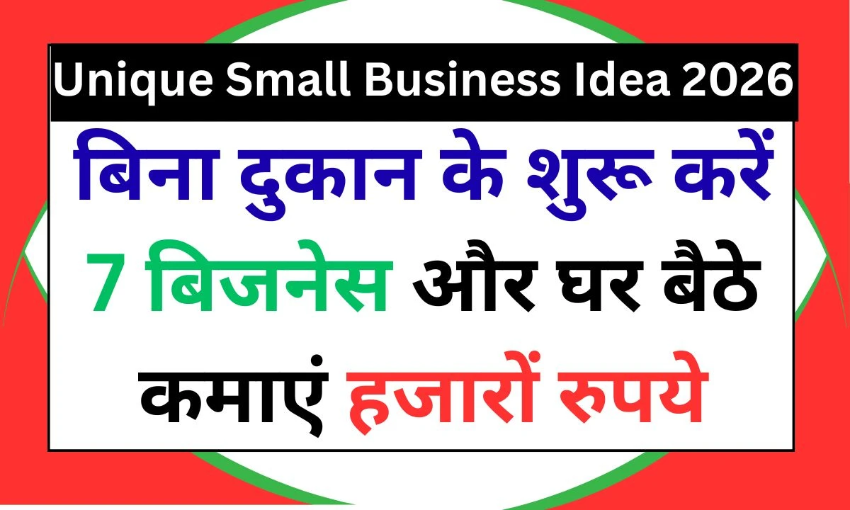 Unique Small Business Idea 2026